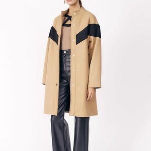 Deluc Palmer Chevron Lightweight Coat Size Extra Small